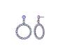Preview: Purple - Creole Cristal - Konplott earrings